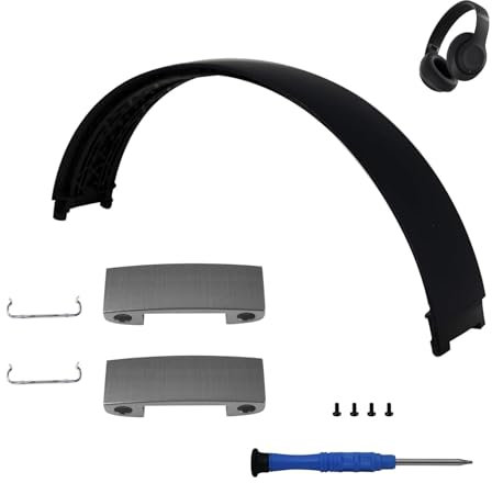 Studio Pro Replacement Headband & Hinge Replacement for Beats Studio Pro Headphone,Durable Parts Accessories Repair Kit Set(Black)