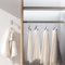 Champagner-Kleiderstange für Kleiderschrank/Schrank, stabile Kleiderstange mit Halterungen, einfach zu installieren, 40 cm