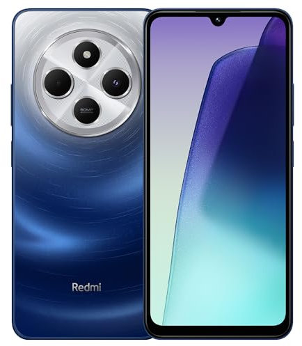 Xiaomi Redmi 14C - Smartphone Android 8 + 256 GB, processore G81-Ultra da 2,0 GHz, display da 6,88, 50 MP, batteria da 5160 mAh, ricarica rapida da 18 W, colore: Blu