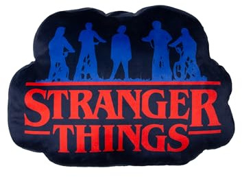 STRANGER THINGS Character World Offiziell Lizenziertes Kissen | Superweich, wendbar, 2-seitig, Flammen-Design | Perfekt für jedes Schlafzimmer, Sofa oder Bett, 30 cm x 40 cm