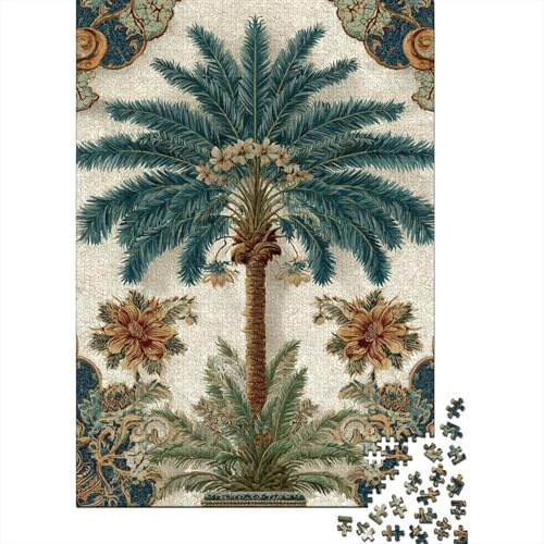Palmen, Vintage-Farbton 70x50cm/1000pcs Puzzles, Die Für Erwachsene Und Personen Ab 14 Jahren Geeignet Sind