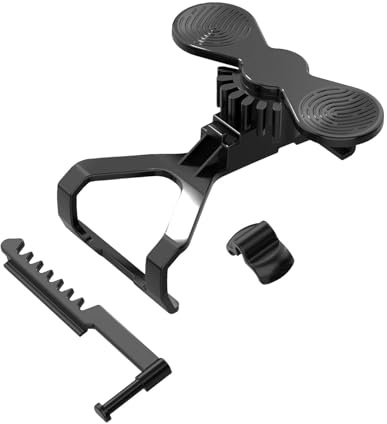 OEUVREBY Mini Steering Wheel Ergonomic Design DIY Compact Size Easy to Assemble Black