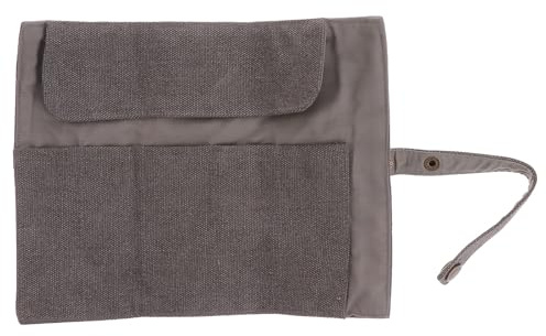 VILLCASE Tragbare Uhrenarmbandtasche zum Schutz von Smartwatch Armbändern und Stiften aus Canvas mit Praktischem Reißverschluss Kompakter Aufbewahrungsbeutel für Alltag