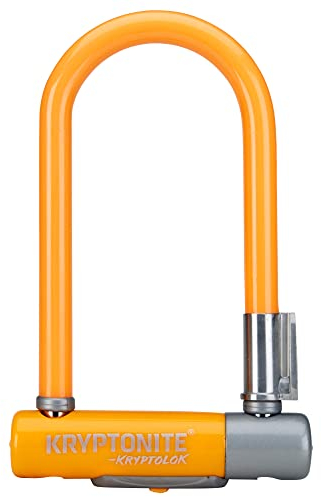 Kryptonite 001997 Kryptolok Mini-7 W/Flexframe-U Bracket (Color-Lt.Orange) Locks, 3,25 x 7