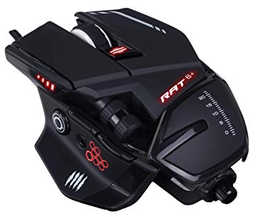MadCatz R.A.T. 6+ Optical Gaming Mouse, Black