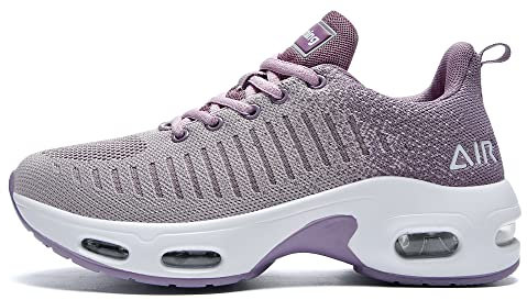 MAFEKE Damen Sneaker Laufschuhe Turnschuhe Air Sportschuhe Tennis Atmungsaktiv Leichte Stoßdämpfung durch Luftkissen Walking Sneakers für Outdoor Gym Fitness Damen Schuhe