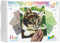 Pixel P090048 Mosaik Geschenkverpackung Katze, Pixelbild ca. 30,5 x 38,1 cm groß, kinderleichtes Stecksystem, ohne Bügeln und Kleben, Steinchen aus Biokunststoff, ideal für Kinder