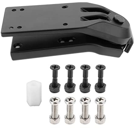 Colcolo Surfskat LKW Aluminiumlegierung Surfbrett Skateboard Refit Surf Adapterstütze e Bracket Rack mit Schrauben PU Bushing, Schwarz