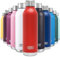 Polar Gear Stainless Steel Water Bottle - 500ml Vacuum Insulated Metal Water Bottle, Double Wall, Leakproof Drinks Bottle - 12H Hot, 24H Cold - Perfect for Work, Travel, Sports, Gym - Red