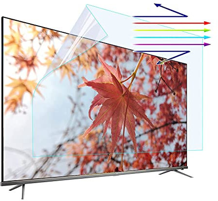 Household Anti-Blue Light TV Screen Protector, Blocking UV & Blue Light from 380 to 495nm, fits 32-75 inch LCD, LED, 4K OLED & QLED HDTV Displays/70in 1538x869mm