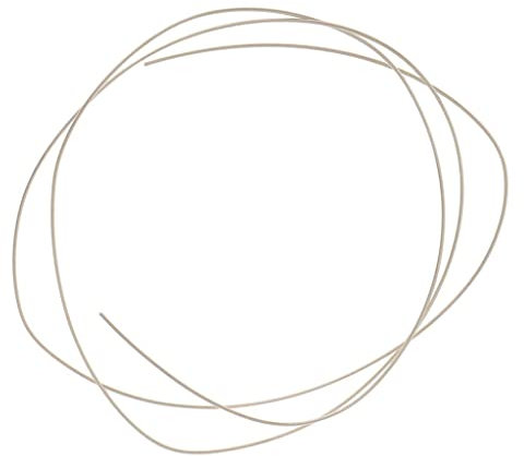 misppro Filo flessibile in argento Sterling 925, 50 cm, per gioielli, calibro 22-24, 0,6 mm, colore: argento