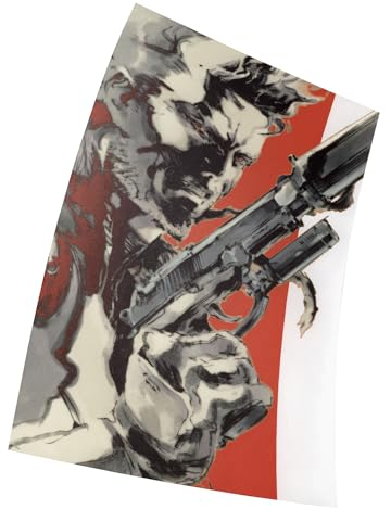 Metal Gear Solid 2 Poster Größe 11 x 17(28 x 43 cm) Dekorative Rahmenloses Kunst Geschenk Leinwand Poster