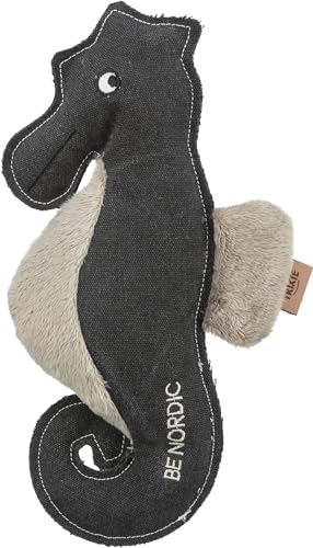 TRIXIE Be Nordic Plüschtiere für Hunde Seepferdchen Ida – maritimes Kuscheltier für Hunde zum Spielen und Kuscheln – robust & langlebig - 36060