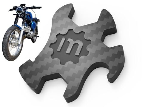 Motorrad Werkzeugschlüssel Carbon - Leichtes, kompaktes und universales Werkzeug für unterwegs - Multitool für Motorrad, Moped, Quad & ATV (Carbon)