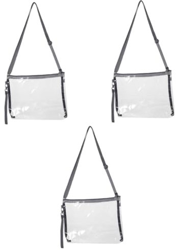YARNOW 3stücke Crossbody Transparent Handtasche Für Frauen Und Leicht Genehmigt Für Stadionbesuche Für Konzerte Und Reisen