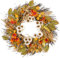 Ghirlanda autunnale da 20, Ø 50 cm, decorazione grande, foglia d'acero, ghirlanda artificiale per porta di casa, pareti, finestre, camino, decorazione per tavolo autunno, decorazione di Halloween