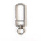 Schlüsselanhänger Karabiner Clips, Titan-Legierung Schlüsselring Ring Schlüsselanhänger Kette Halter, Schnellspanner Haken für Unisex (Schnalle + 18mm Ring)