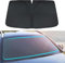 EESWCSZZ3 Parasol Coche Delantero para BMW Serie 3 F30 2012-2018, Bloquea El Protector De Visera Solar De Rayos UV, Parasoles De Ventana Delantera,Black