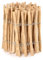 Garronda Gartenzaun zum Stecken aus Haselnüsse Zaun Garten Staketenzaun Beeteinfassung Holz Steckzaun Hochwertiger Gartenzaun für Ihren Garten GD-0079 (Lattenabstand: 3-5 cm, 50 cm x 500 cm)