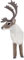 Cabilock 1Stk Simulation Elchdekoration realistische Hirschfiguren Rentier mit Fell heim dekofell kunstfell weihnachtsschmuck Kinder nachgeahmtes Tiermodell Simulationstiermodelle Grey