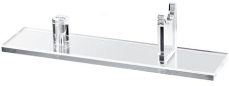 Fowecry 1Pcs Knife Display Stand Acrylic Knife Case Single Knife Holder for Home Decor (Clear Base)