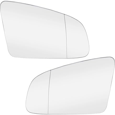 Cristal De Espejo Reemplazar para A3 para 8P para A4 para B6 B7 para A6 C6 4F 2005-2008 Espejo retrovisor Lateral Derecho Cristal del Espejo retrovisor del Coche Pegamento en Barra