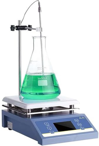 HLGKBY Agitador magnético Digital de 5000 ml con calefacción, Mezclador magnético de Laboratorio de 200-2000 RPM con Pantalla LED y Sensor de Temperatura, Placa calefactora magnética de 350 ℃