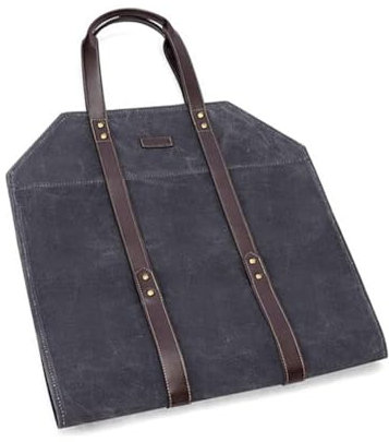PAGJHRFJG Canvas-Holzscheittasche zum Wachsen Von Brennholz, Wasserdichte Brennholz-Handtasche für Den Herd, Unverzichtbar für Camping im Freien.