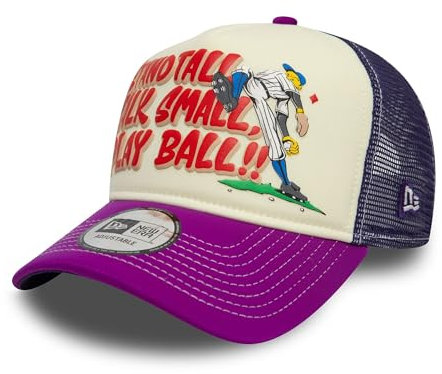 New Era Stand Tall Talk Small Play Ball A-Frame Trucker Cap Lila - One-Size