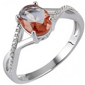 Zultanit Oval 8 * 6mm Sultanit Ring 925 Sterling Silber Farbwechsel Nano Diaspore Edelstein Feiner Schmuck für Frau täglich tragen