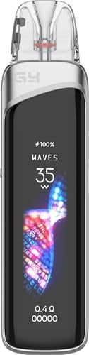 Uwell Caliburn G4 PRO Pearl Silver – E-Zigarette/Vape mit OLED, 1800 mAh Akku bis zu 35 W – Modernes Pod Kit für Einsteiger & Profis, USB-C Schnellladung, Airflow, 2 ml Tank, für MTL & RDL