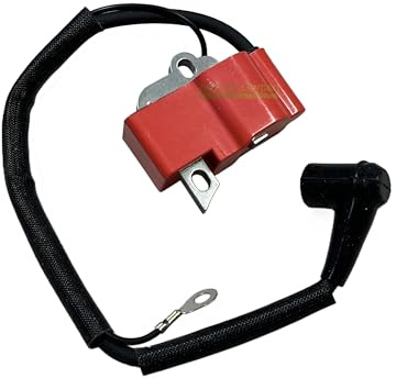 Zündspule rot kompatibel mit Dolmar PS 4605 5000/181-143-210 181143103 181-143-204 Kettensäge