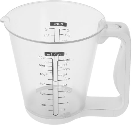 TOYANDONA Jarra Medidora Digital de Cocina con Pantalla Lcd, Precisión Portátil en Material Pp y Abs, Adecuado para Hornear y Medir Alimentos Hogar