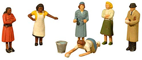 Bachmann Spur H0 Figuren in der Stadt 6 Stück