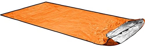 Ortovox Unisex – Erwachsene Bivy Ultralight Biwaksack, Shocking Orange, 235 x 110 cm (bis 2 Personen)