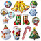 Kesote 14 Stück Folienballon Weihnachten Heliumballons Kinder Helium Ballons Deko Luftballons Weihnachtsdeko Geschenk Mitgebsel (Motive Zufällig)