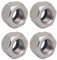 4 piezas M14 x 1,5 mm rosca fina 304 tuercas de bloqueo hexagonales de acero inoxidable
