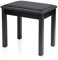 Gator Frameworks Traditional Wooden Keyboard & Piano Bench; Black (GFW-KEYBENCH-WDBK)