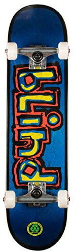 Skateboard Complete OG Box Out, 7.625 x 31.25, Schwarz/Blau