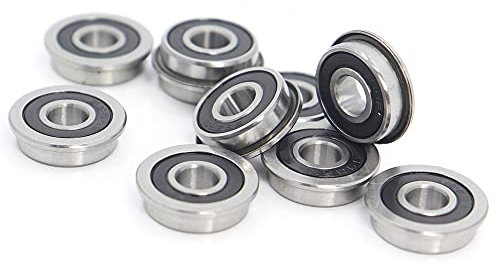 GatherTOOL F695 2RS Lager 5 * 13 * 4mm ABEC-7 Flanschminiatur F695 Rs Kugellager F695RS (10 PCs/Set)