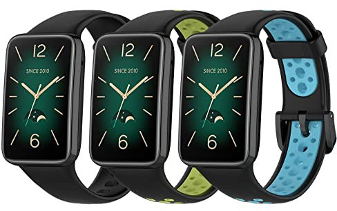 MIJOBS Bracelet Compatible avec Xiaomi Band 7 Pro Sangle de Rechange Xiaomi Miband 7Pro Bracelets en Silicone Sport Bande de Remplacement Accessoire de Montre pour Hommes et Femmes