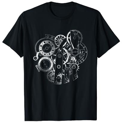 Uhrengetriebe – Original, maschinell – Vintage-Stil. T-Shirt