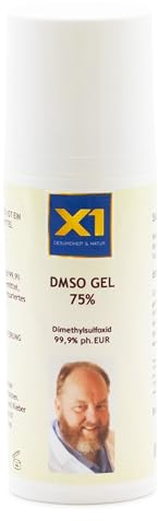X1 DMSO GEL – 75 % Gel mit 99,9 % pharmazeutisch reinem DMSO – 50 ml HDPE Tube – Gel zur Oberflächenanwendung, verdickt, lösungsmittelbeständig – Made in Germany