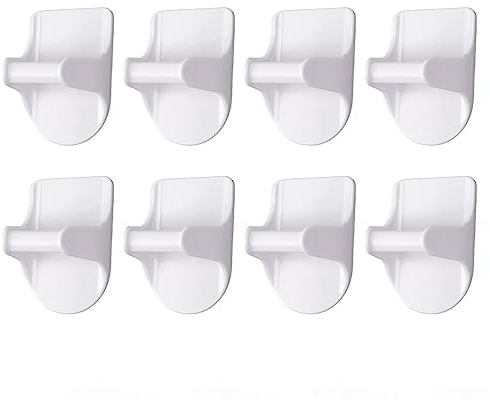 Gsycle 8PCS Wall Mount Spray Bottle Hanger, Spray Bottle Holder Command Hooks Spray Bottle Hooks Spray Holder for Storage Rack Cabinet Kitchen