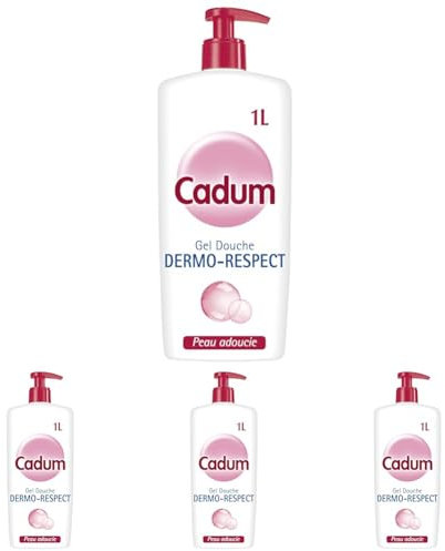 Cadum Dermo-respect Gel Douche Grand Format (Lot de 4)