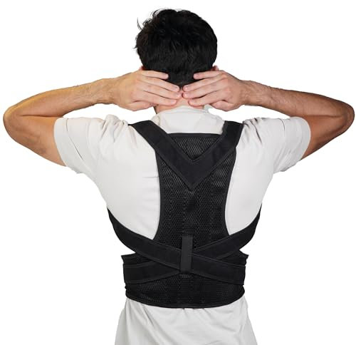 Corrector de Postura Lumbar Ajustable, Alivio del Dolor de Espalda Baja, Gran Tamaño