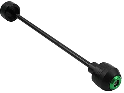 LUXSZR Sturzpads Motorrad Für Yamaha YZF-R1 2004 2005 2006 Motorrad Crash Protector Falling Guard Pads Vorder-/Hinterachse Rad Gabel Slider Crash pad(Green,Rear)