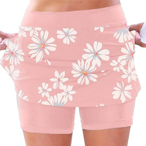 Damenmode Sale Black Friday Angebote 2024 Rock Mit Hose Drunter Hosenrock Tennisrock Damen Mit Hose Leggings 2 In 1 Shorts Fitness Sport Golfrock Laufrock Minirock Damen Sexy Kurz