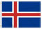 MacLand Island-Flagge, 60 x 90 cm, 150D Isländer, doppelseitiger Druck, amerikanische Dekoration für Terrasse, Garten, mit Messingösen