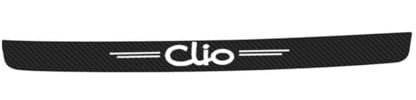 Générique Bande de Protection de Pare-Chocs Arrière Voiture pour Clio 2 3 4 5 MK2 MK3 MK4, Protecteur de Pare-Chocs arrière en Fiber de Carbone Accessoires